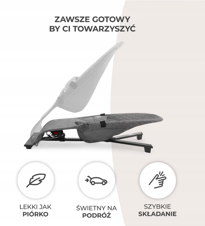 Kinderkraft MIMI Leżaczek bujaczek dla niemowląt Rodzaj Leżaczek