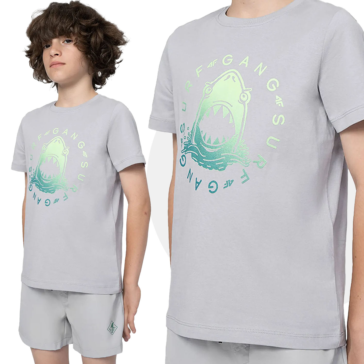 

Koszulka Chłopięca 4F T-shirt Sportowy Bawełniany