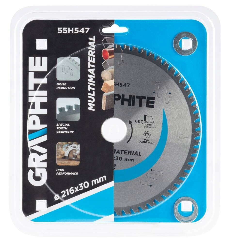 Tarcza do pilarki 216 x 30 mm 60 zębów uniwersalna