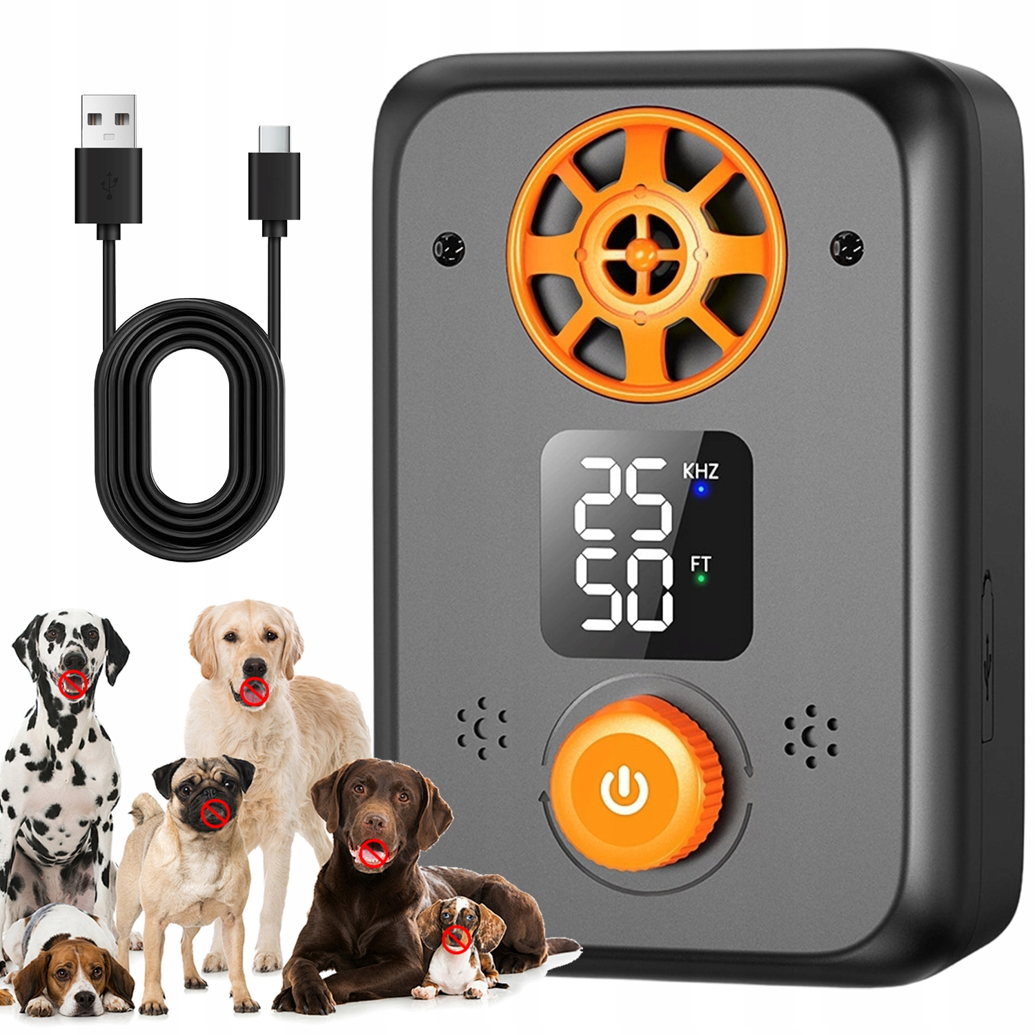 Levně Ultrazvukové Protištěkací Zařízení Pro Psy, Tři Režimy Dosahu