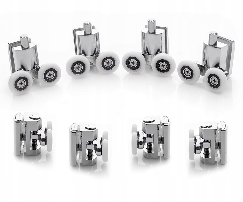 

Rolka Rolki Kółka kabin prysznicowej metalowe 25mm