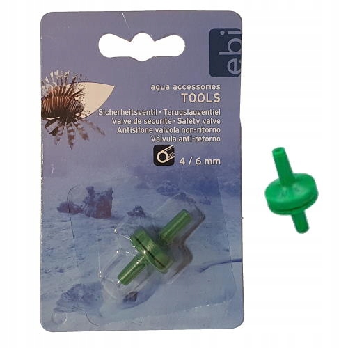 

Ebi zaworek zwrotny na wąż 6/4mm