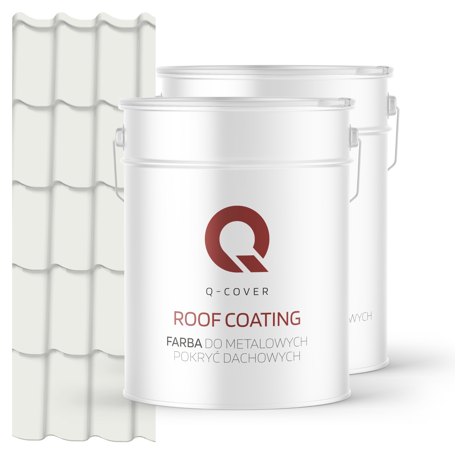 Farba Na Kovové Strechy Podložka Biela Signálová RAL9003 74 m2 Lesk