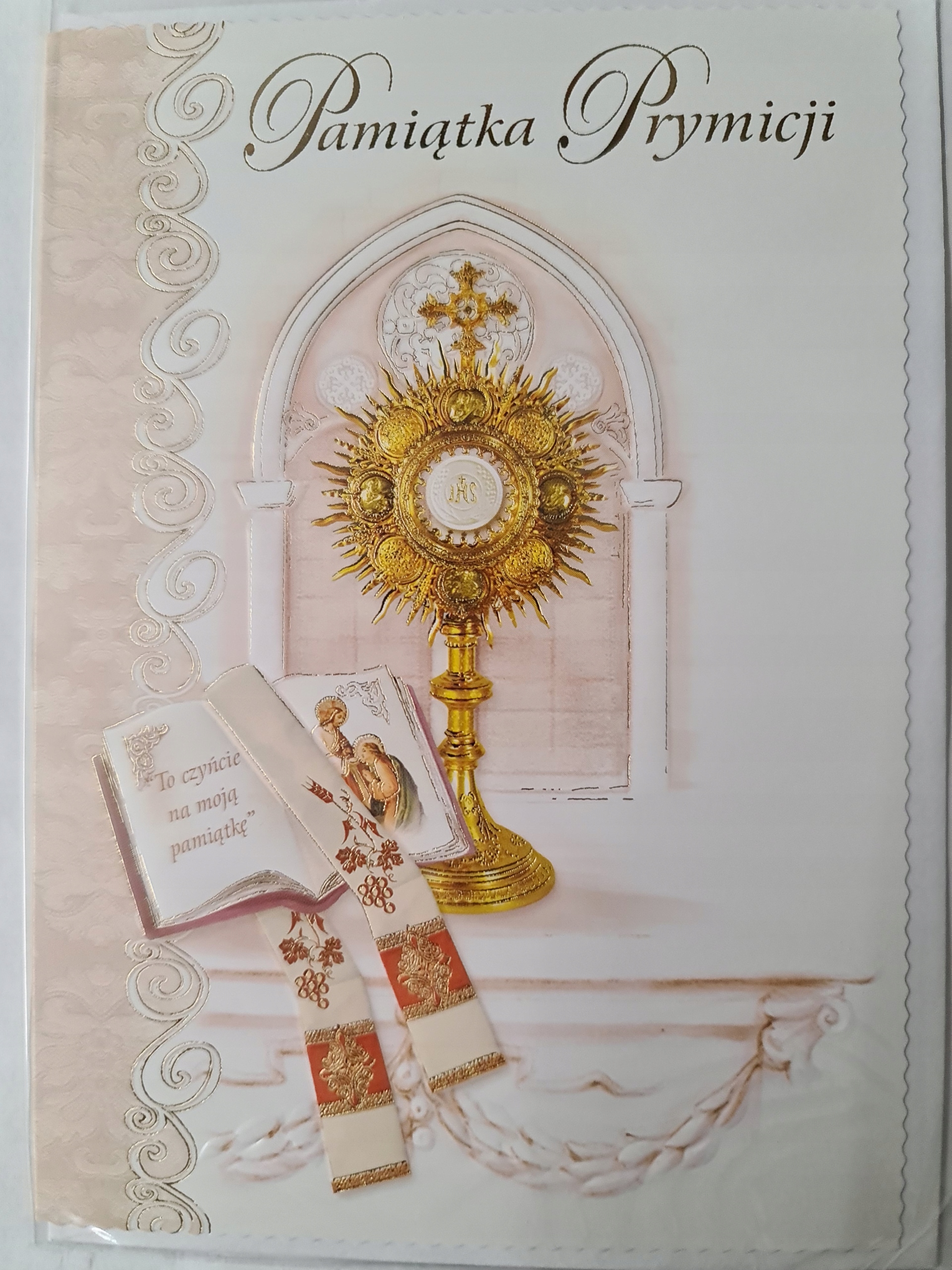 

kartki z okazji Prymicji, Święceń Kapłańskich