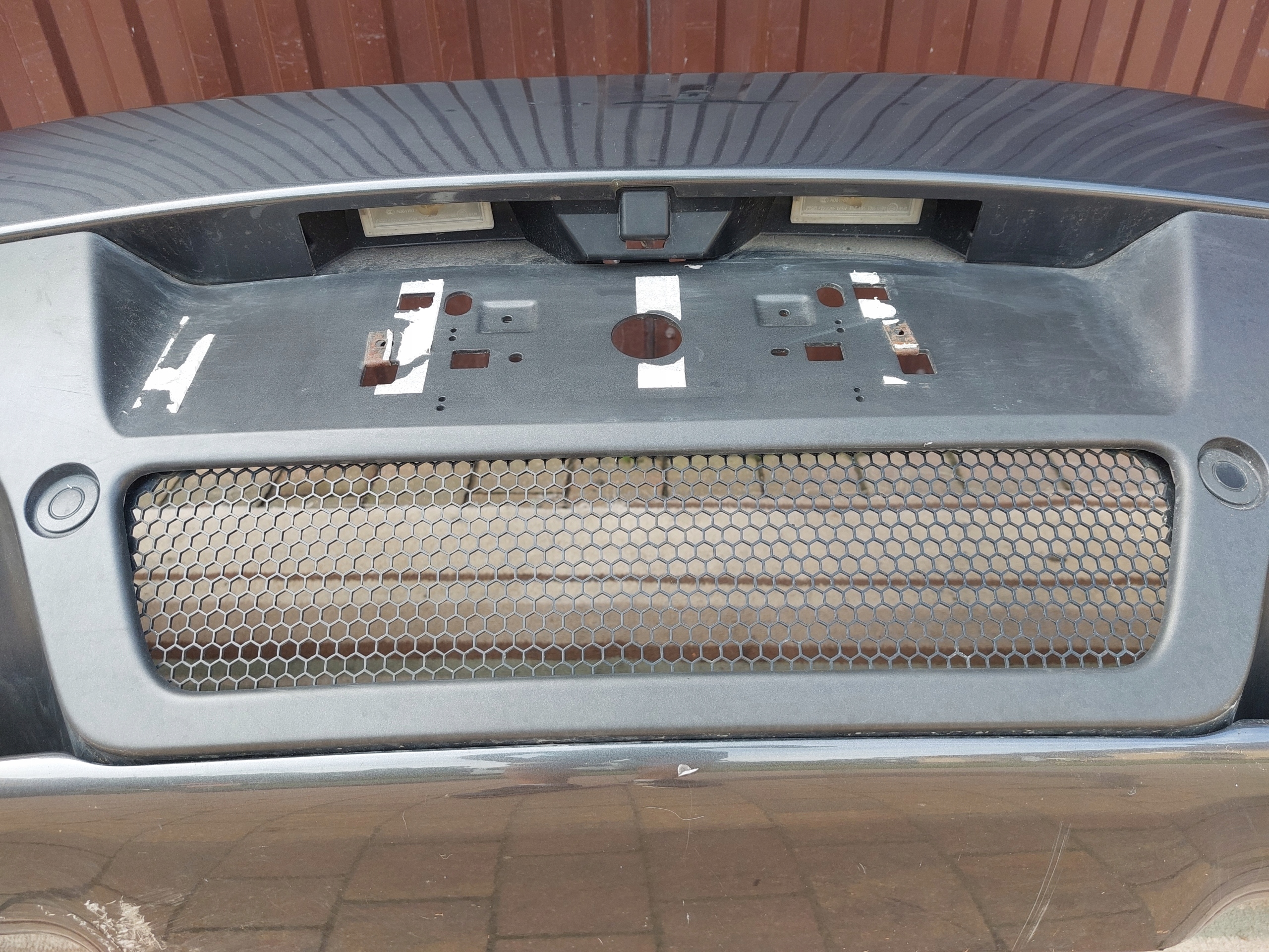 bumper rear part ASTON MARTIN VANTAGE 17r METEORITE SILVER