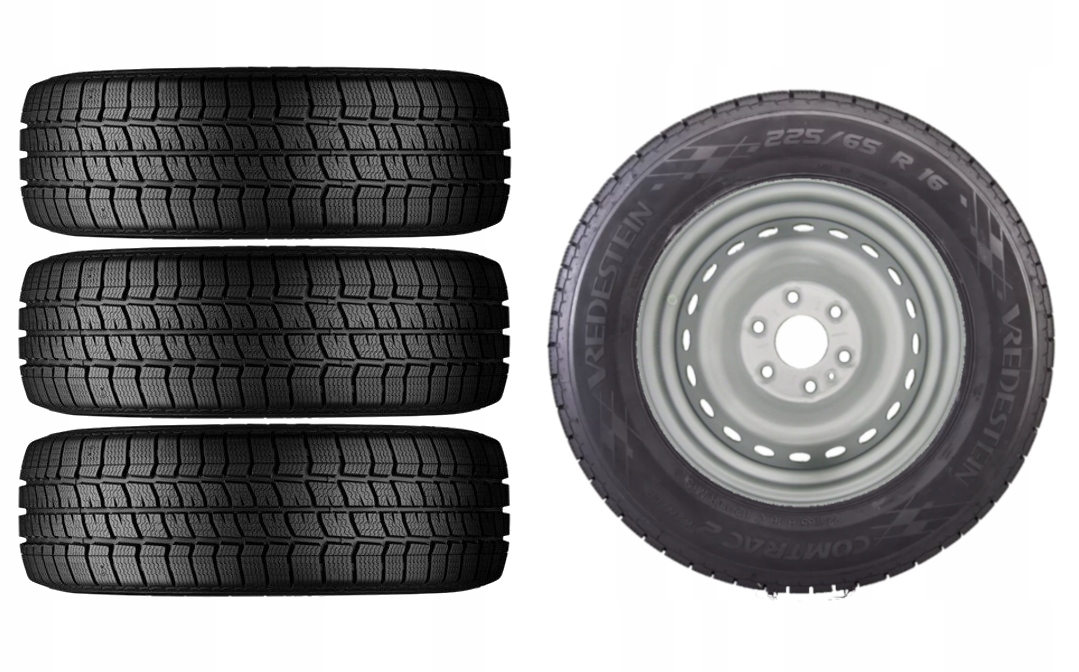 NOWE KOŁA ZIMA IVECO DAILY 225/65R16C VREDESTEIN