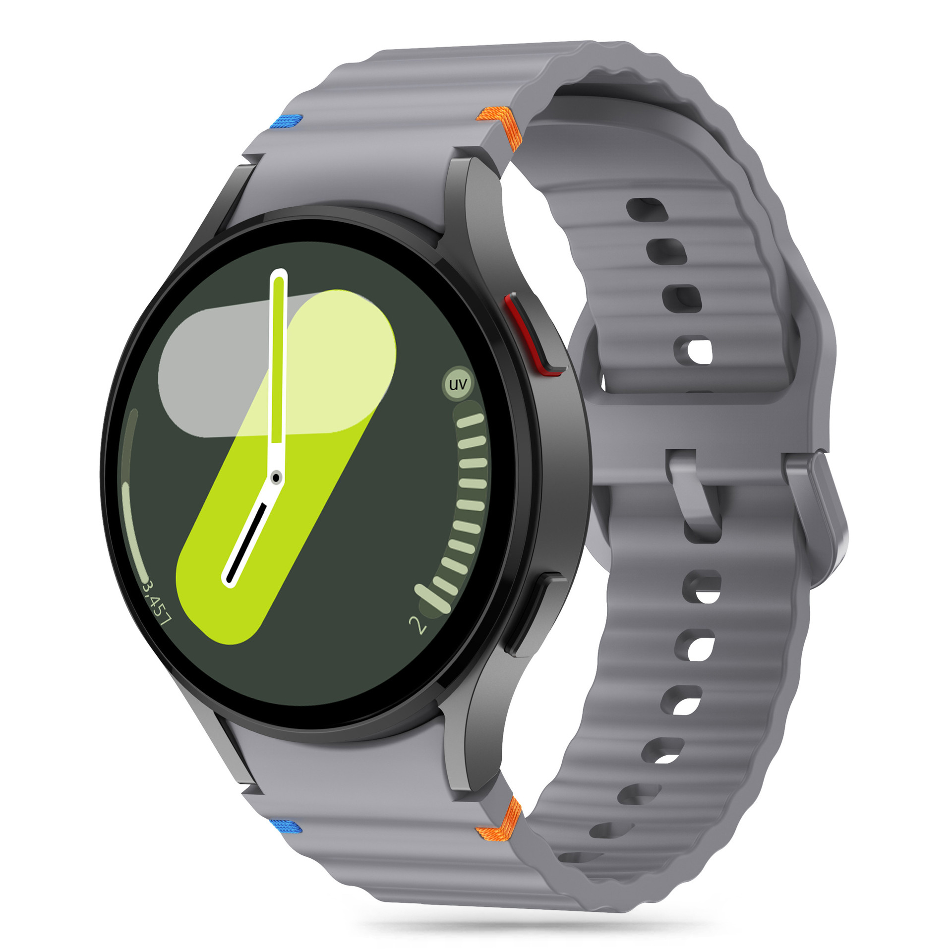 Tech- Protect Silicone Sport Samsung Galaxy Watch 4 5 5 Pro 6 7 Fe Crayon
