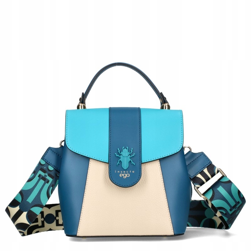 Ego Taška-Batoh Dámský Kožený Logovaný Pásek Uchytka Kolekce Premium