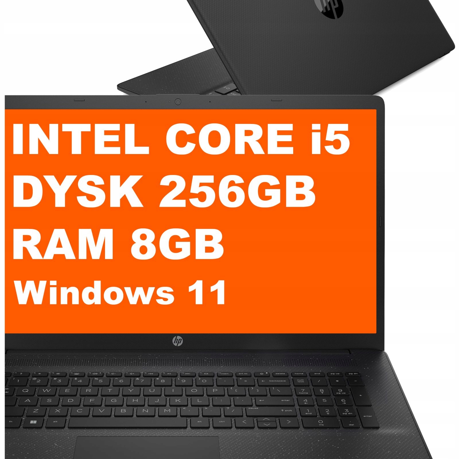 Laptop Hp 17T-CN300 Intel Core i5 8GB 256GB Intel Graphics Hd+ Win11 Czarny