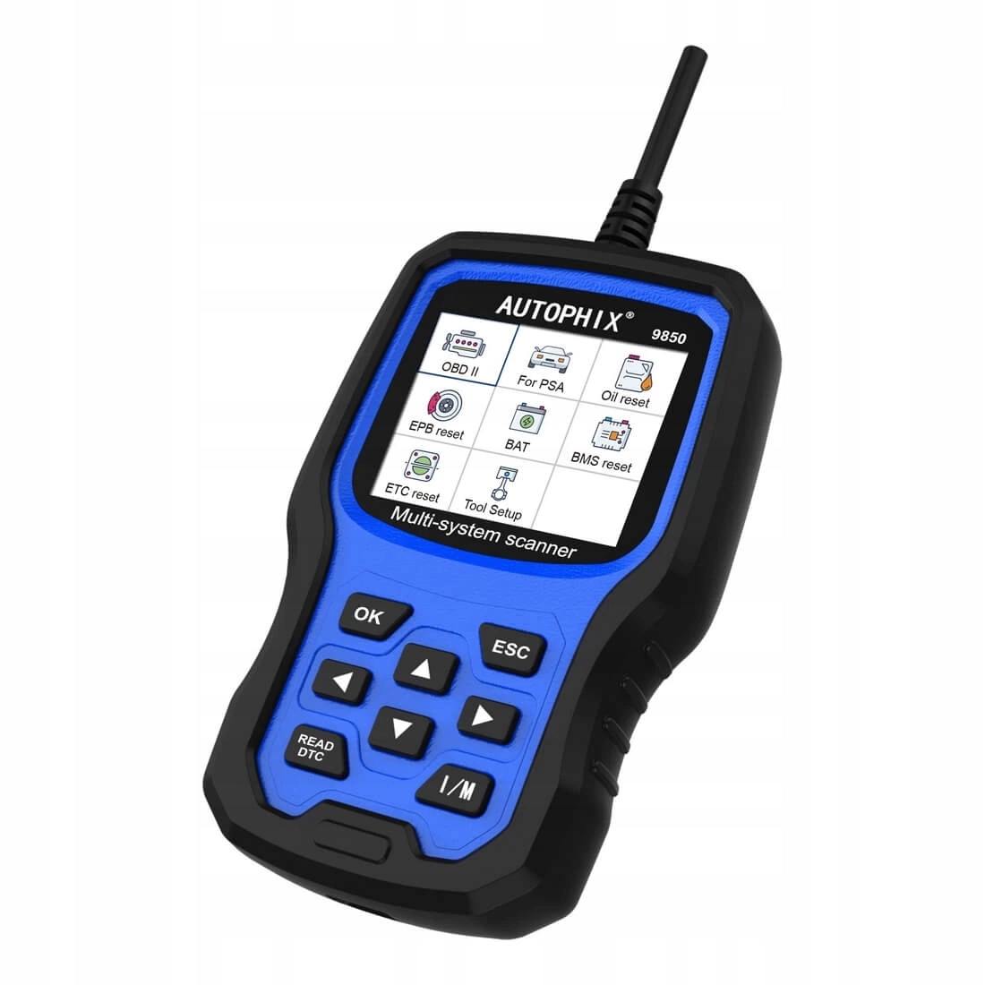 Autophix 9850, OBDII dla Peugeot, Citroen, DS cz Marka Autophix