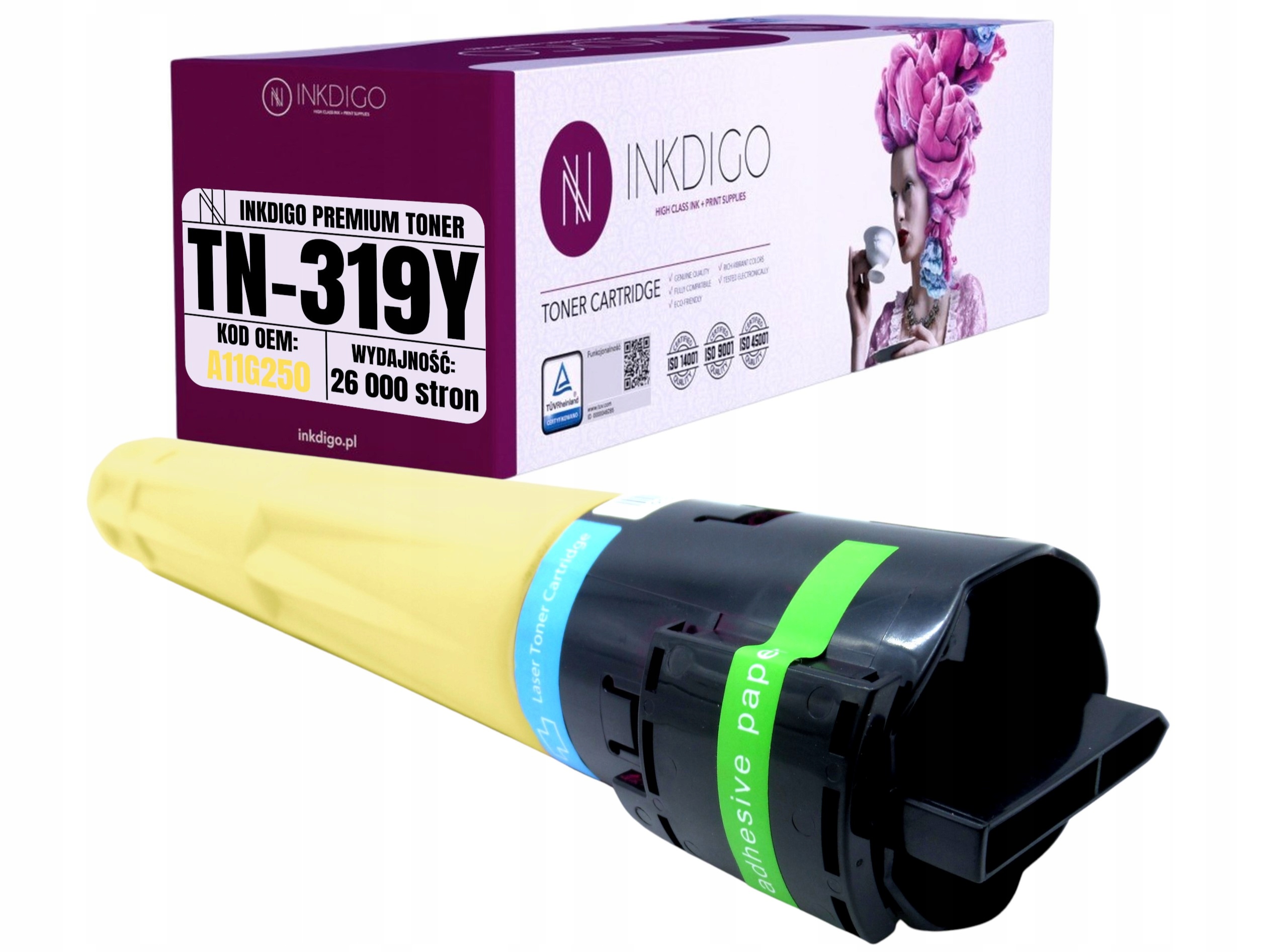 TN319Y Náhrada Pro Tiskárny Konica Minolta Bizhub C360