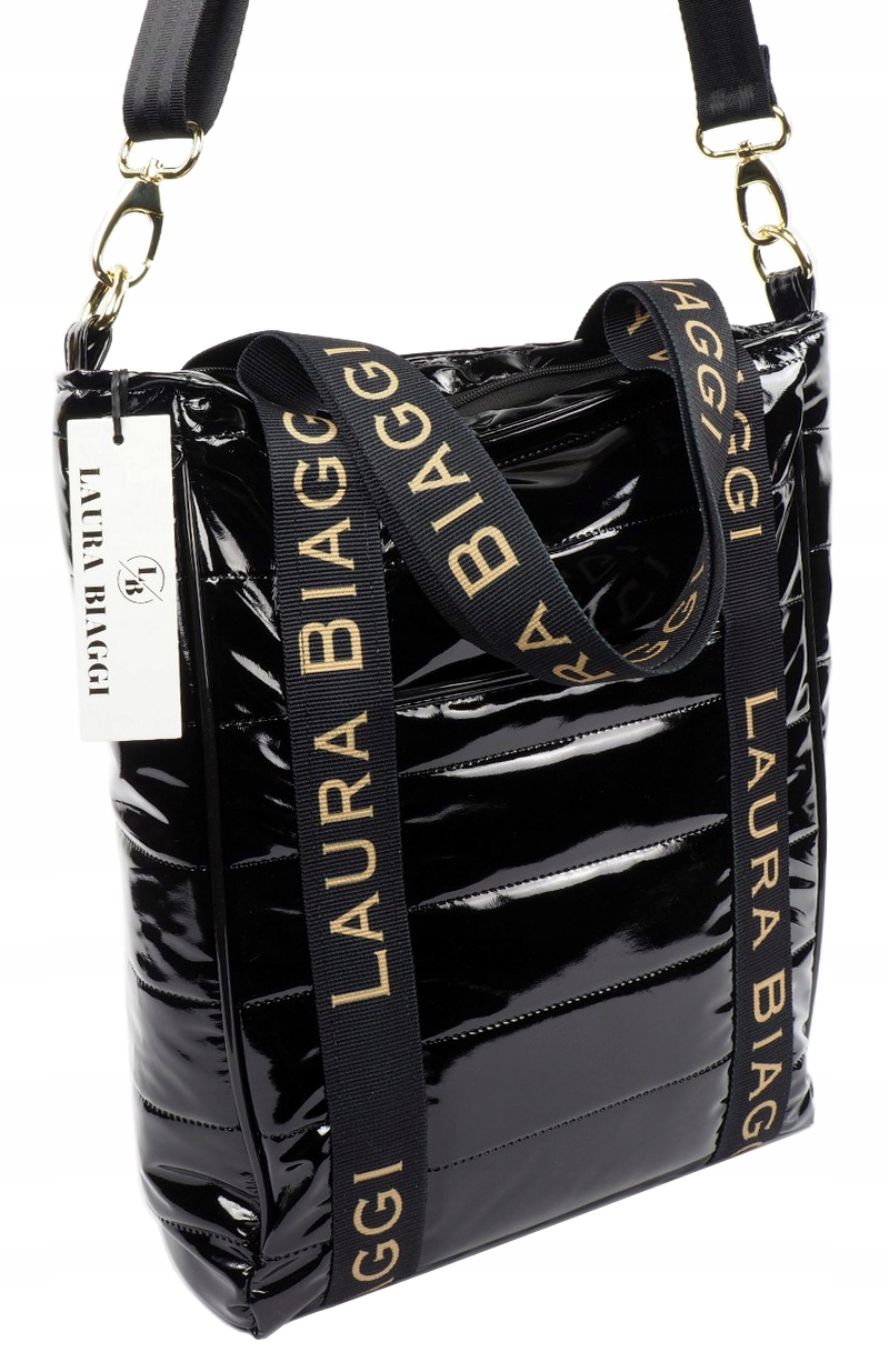 LAURA BIAGGI Torebka Listonoszka Skóra Ekologiczna ELEGANCKA Pojemna MODNA