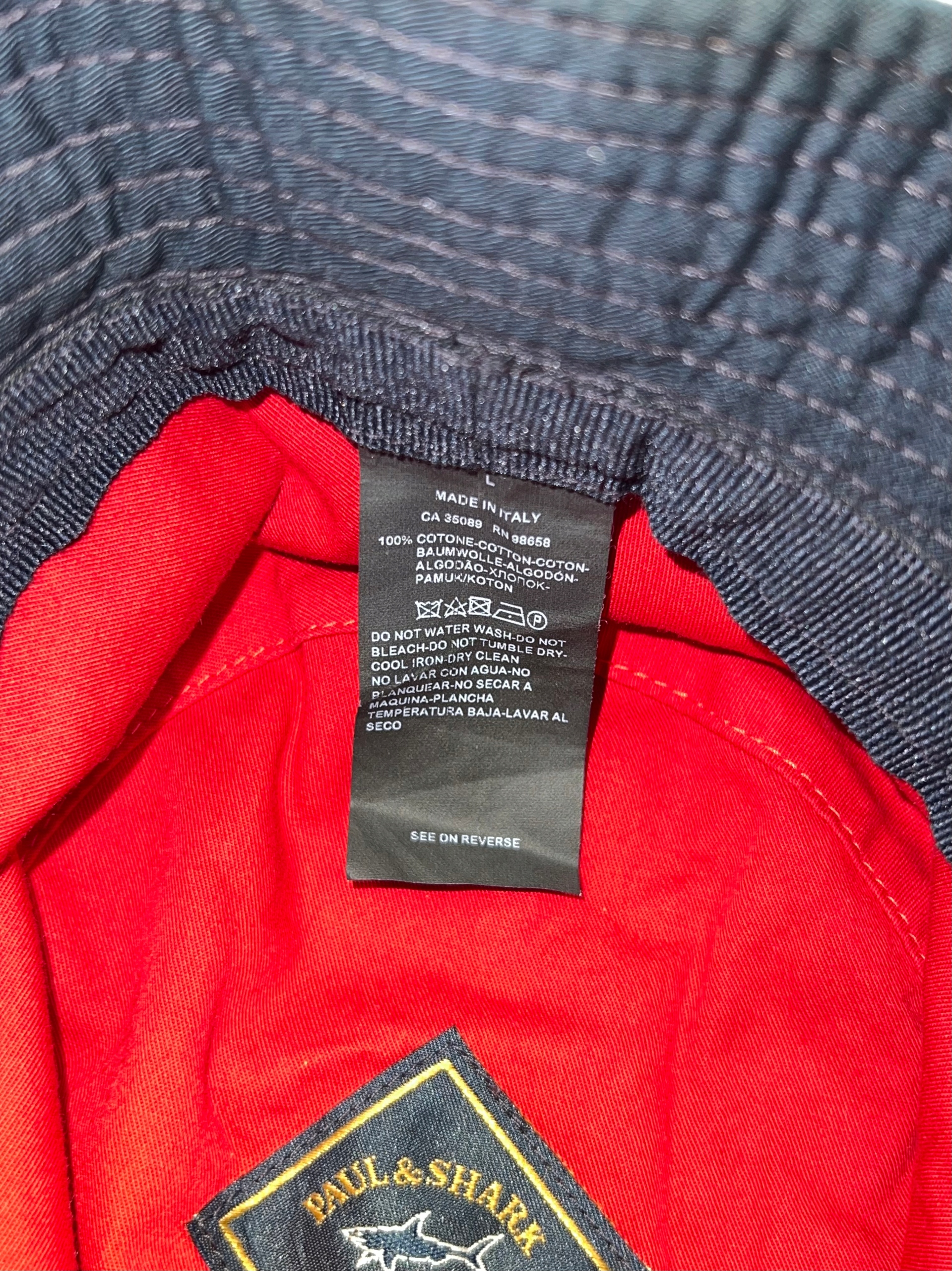 PAUL& SHARK Bucket HAT KAPELUSZ ORYGINAŁ-L Marka PAUL & SHARK