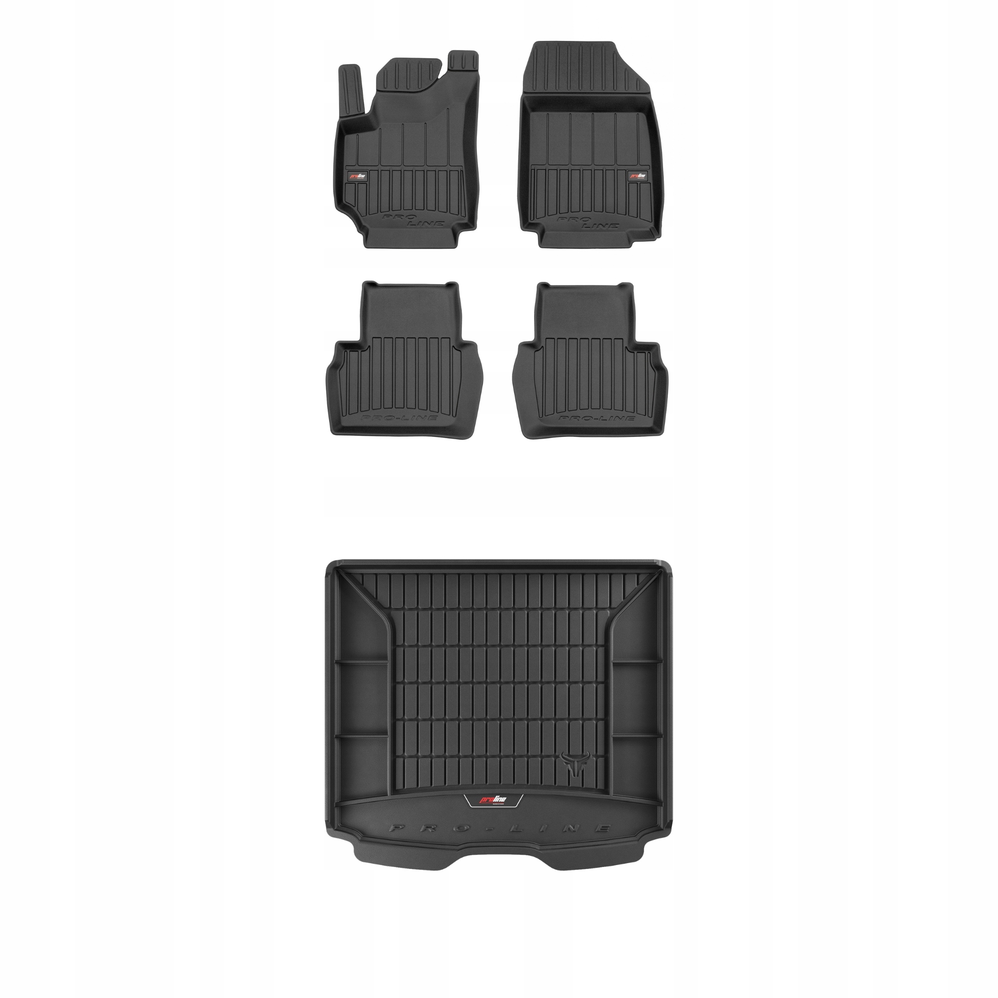 Frogum 3D Sada gumových koberců a rohože s logem pro Fiat Croma 2005-2011