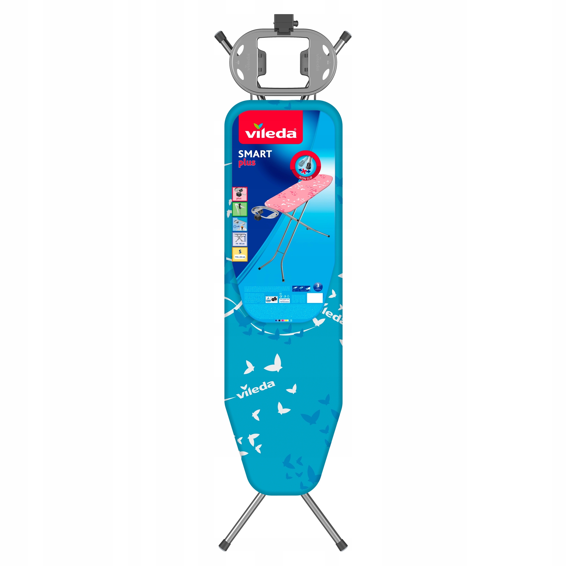 Deska do prasowania standardowa Vileda smart 114 cm x 34 cm