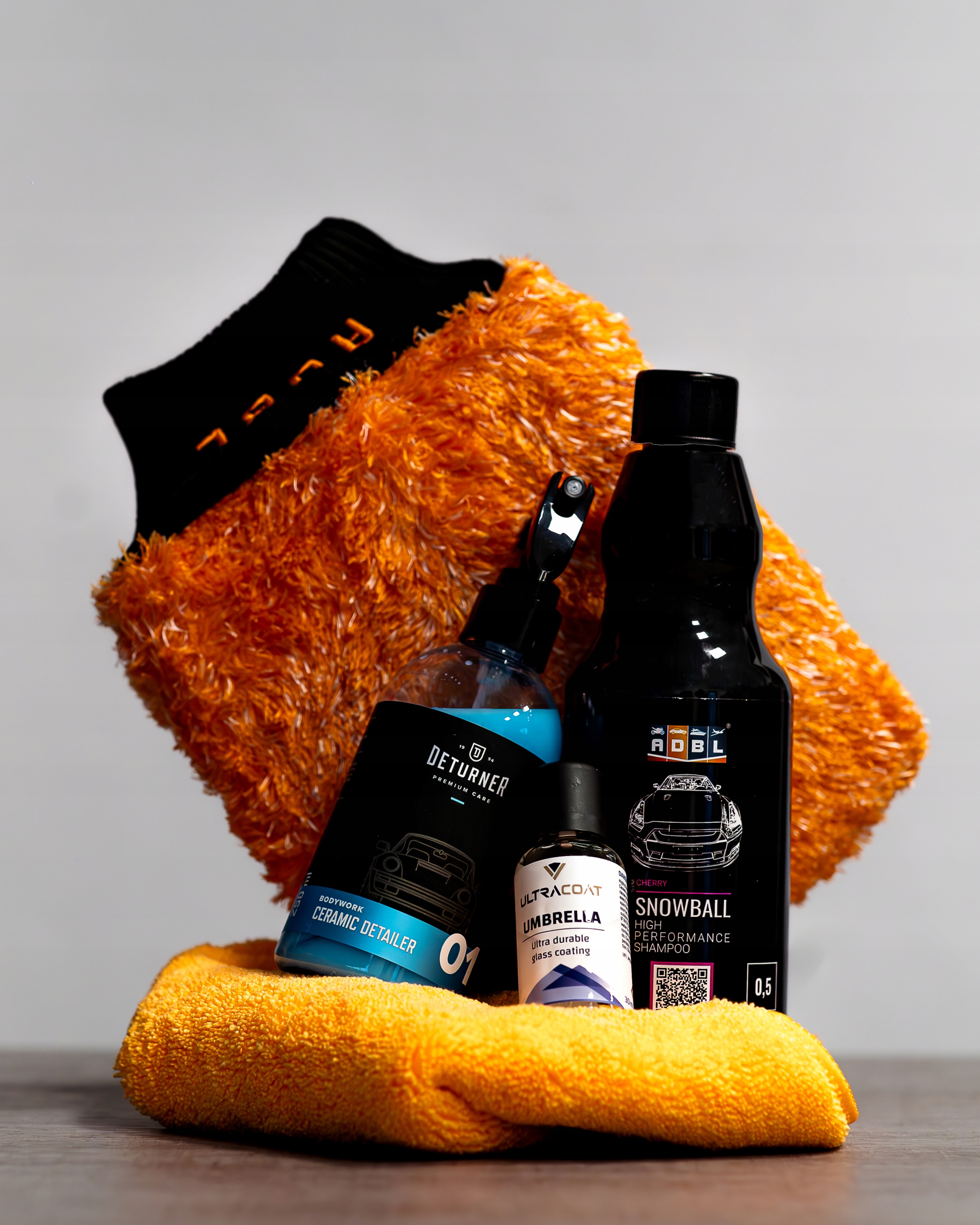 Zestaw do pielęgnacji auta - powłoka Ultracoat, ceramic detailer, szampon