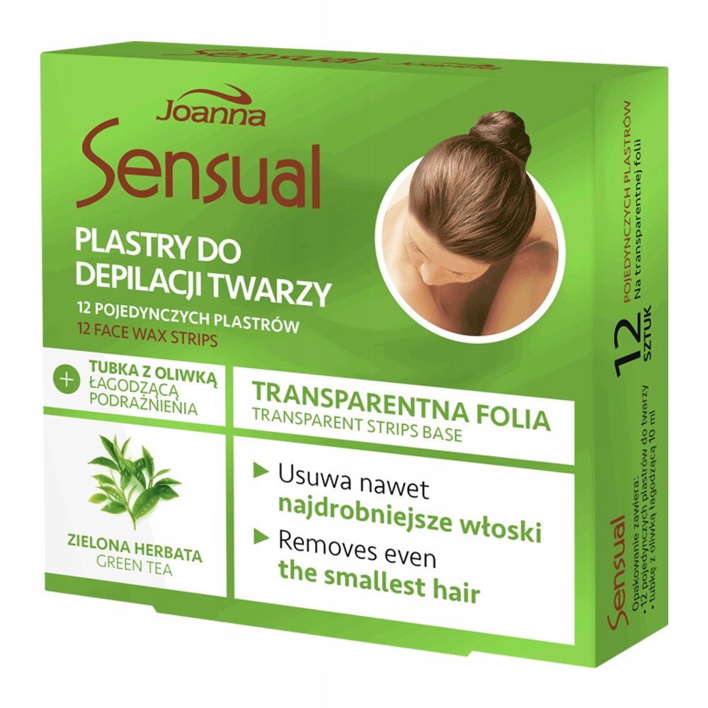 JOANNA SENSUAL PLASTRY DO DEPILACJI TWARZY TRANS. 9824840917 Allegro.pl