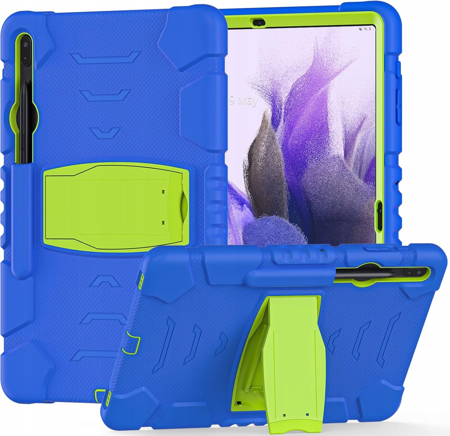 Etui do Samsung Galaxy Tab S7 Fe Podstawka Miejsce na Rysik Niebieskie