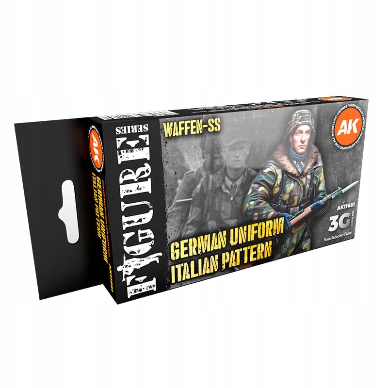 Sada barev 3Gen Acrylics Wwii German Uniform Italian Pattern, 6 x 17 ml