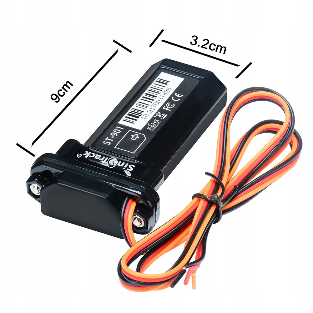 Lokalizator GPS BATERIA pojazdu karta MT1 ST901 Model Zestaw St-901 + karta sim