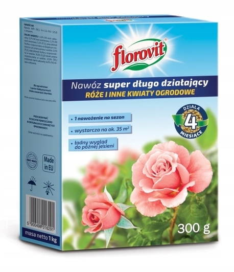 

Florovit Nawóz Super Kwiaty Róże 6 miesięcy 300g
