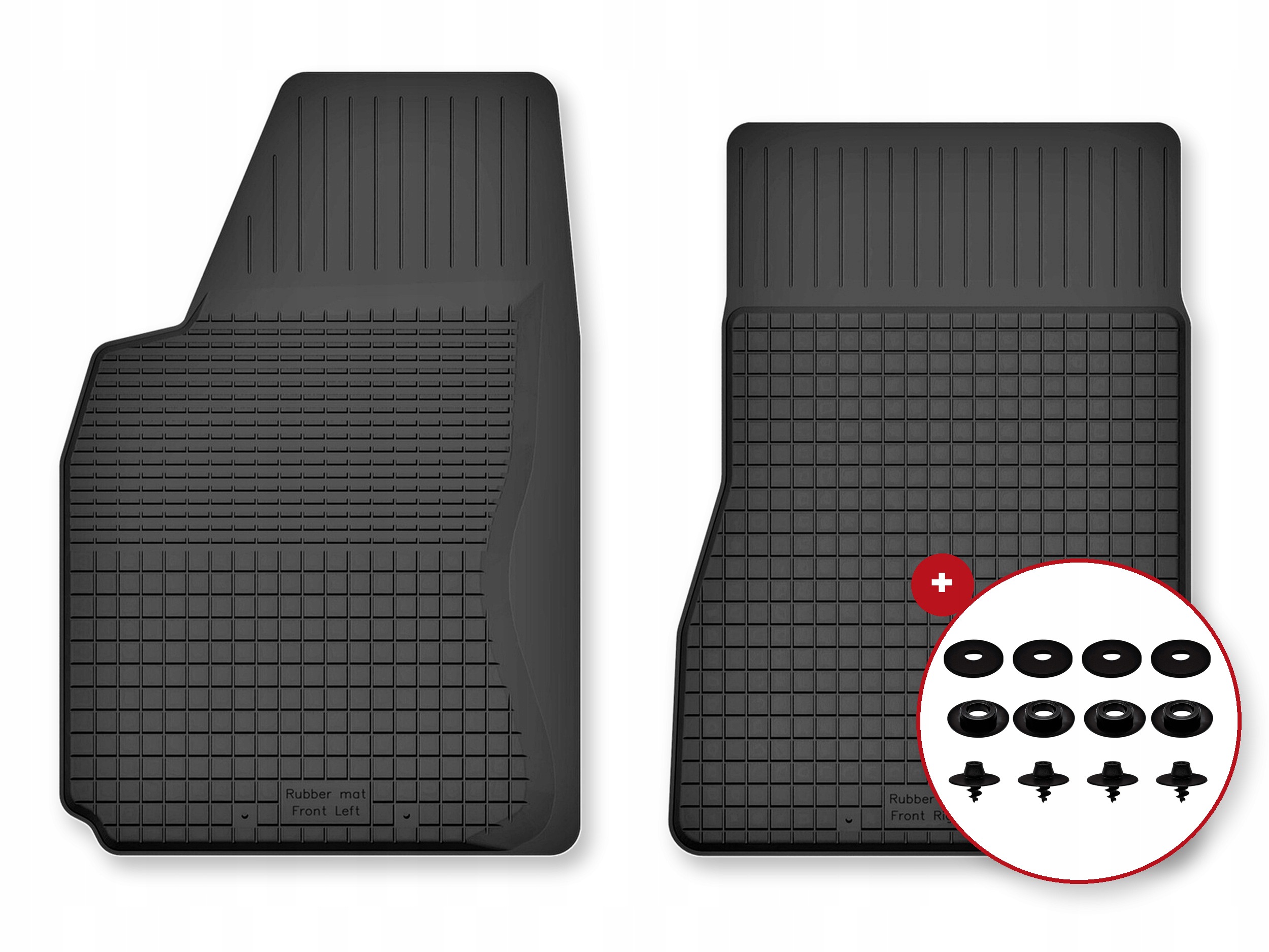 Dywaniki gumowe do Honda Cr-v III 2006-2011 suv przód 2 szt. stopery luzem