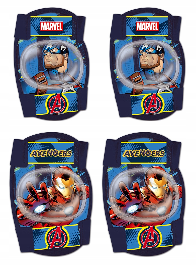 

4x Ochraniacze Na Rower Rolki Hulajnoga Avengers