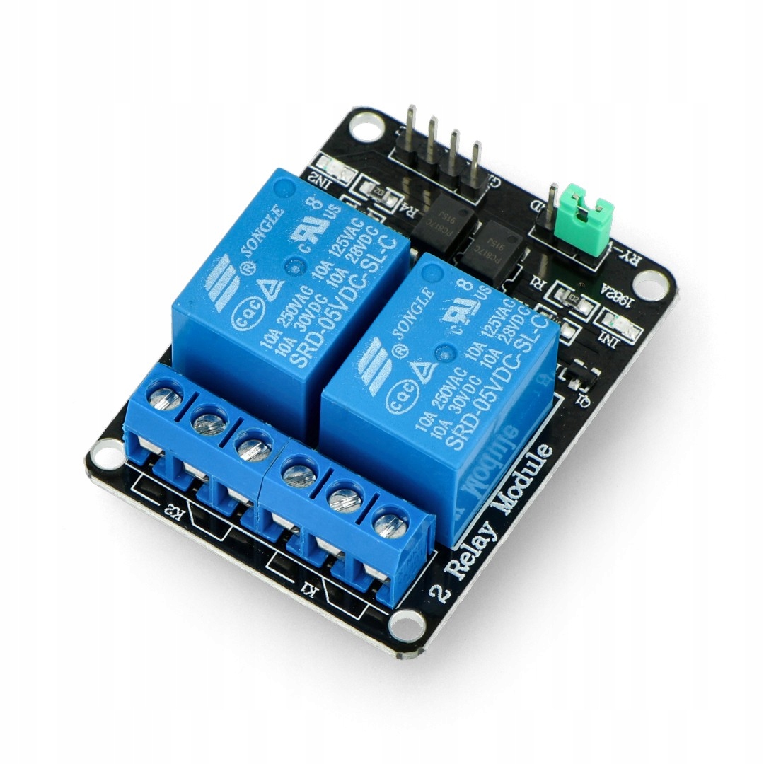 

Moduł przekaźników Iduino 2 kanały z optoizolacją