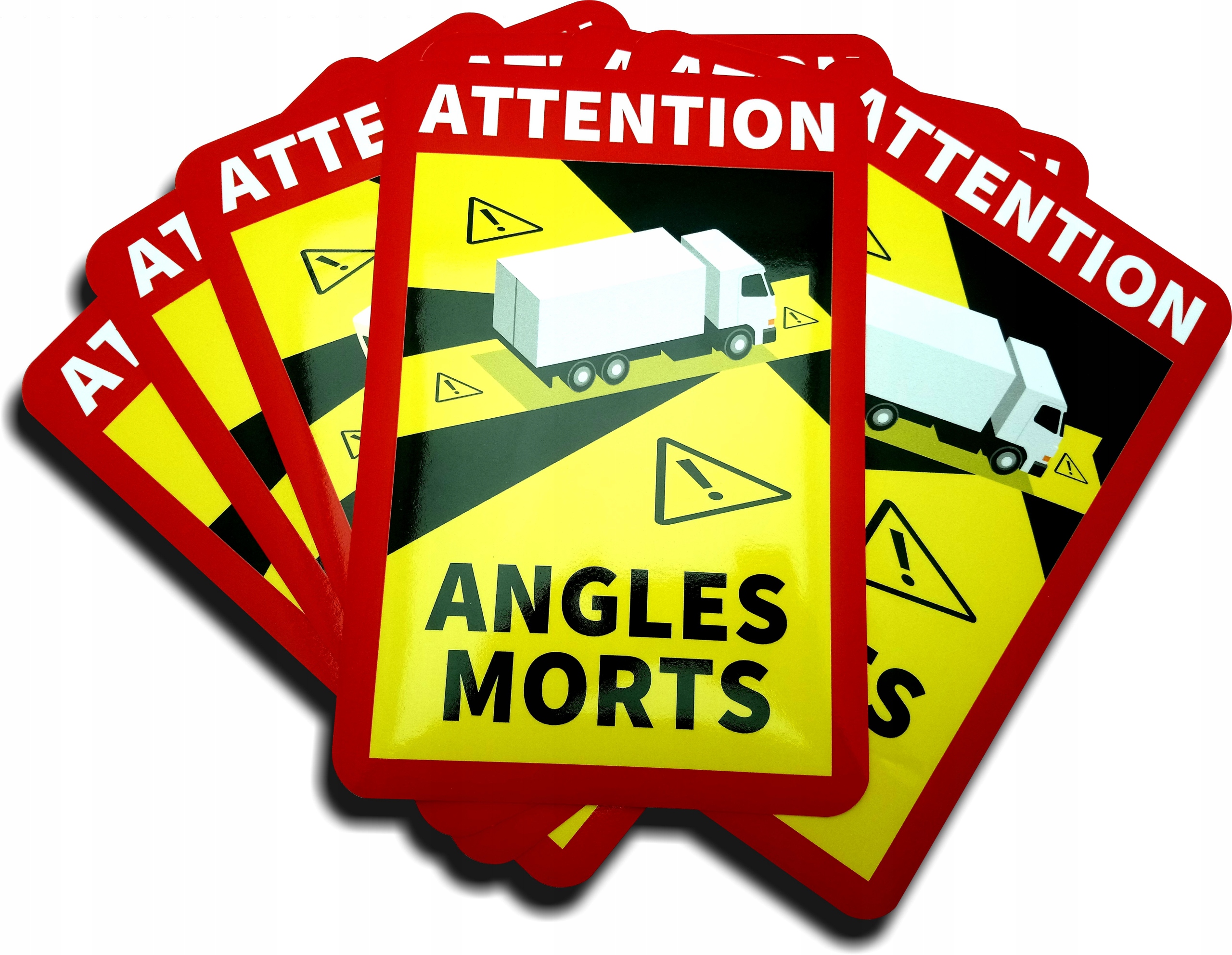

Naklejki Angles Morts martwe pole Francja Tir 5szt