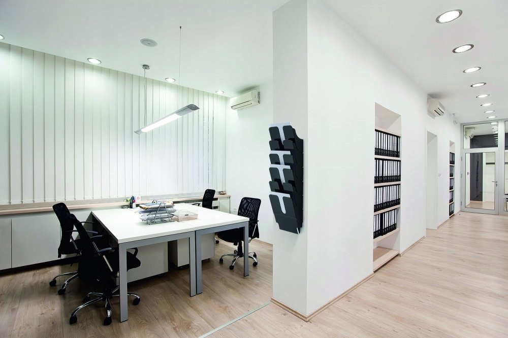 POJEMNIK NA DOKUMENTY A4 ULOTKI FOLDERY 6x A4 PION Stan opakowania oryginalne