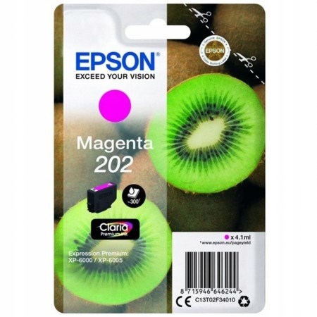 

Tusz org. Epson 202 Magenta T02F3 XP6000 XP6005