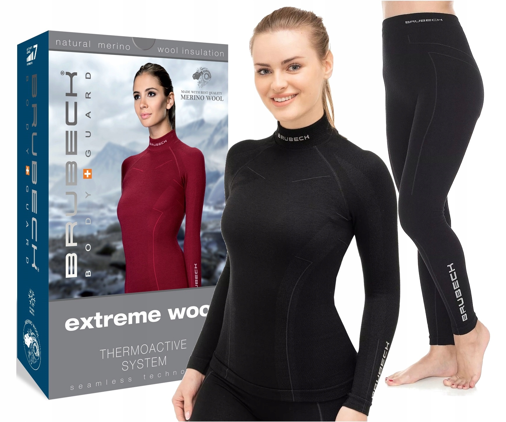 Brubeck Zestaw Bielizna Termoaktywna Na Narty -XL