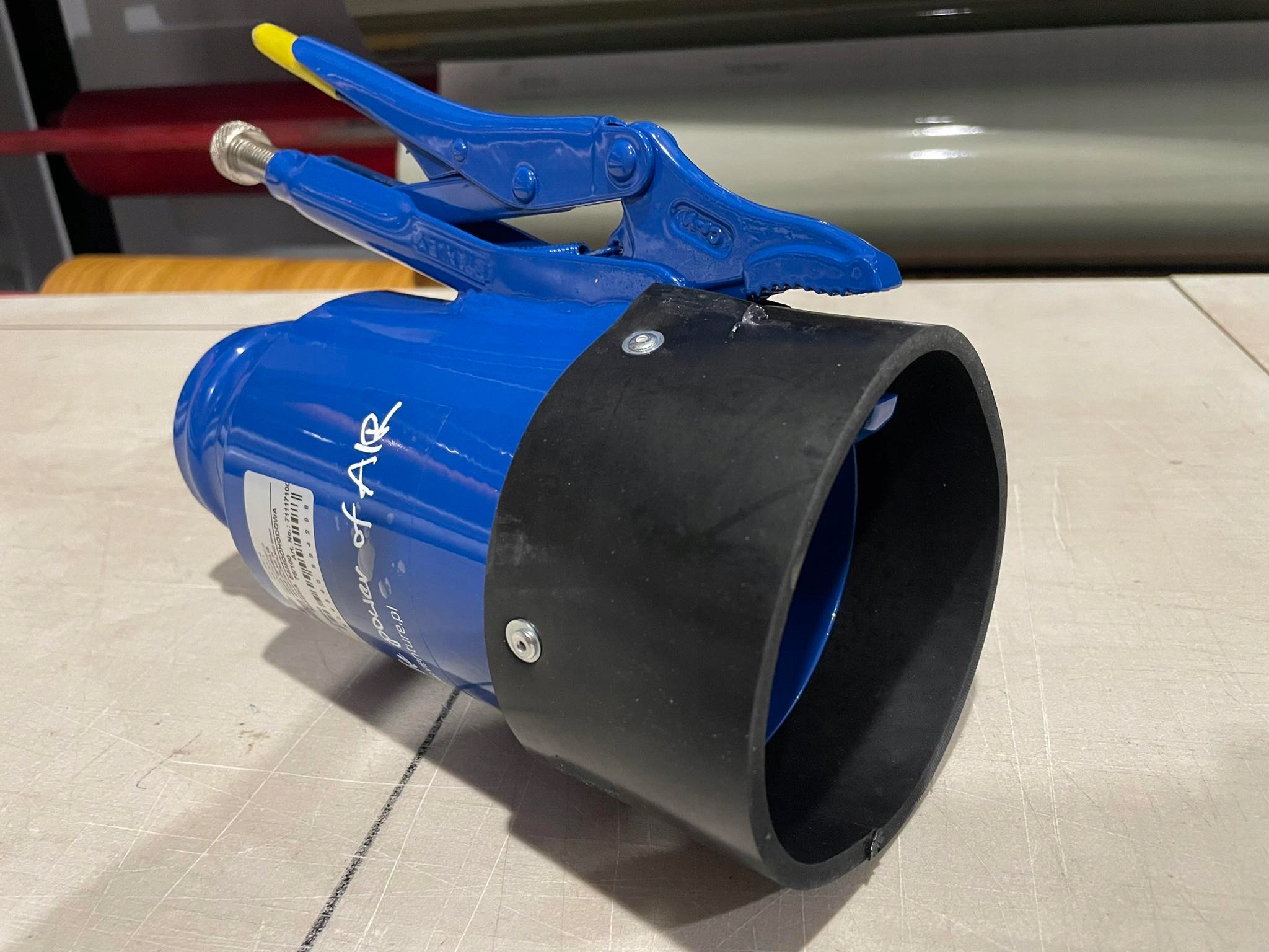 Ssawka do wyciągu spalin średnica 75/100 75mm samochodowa odciąg spalin