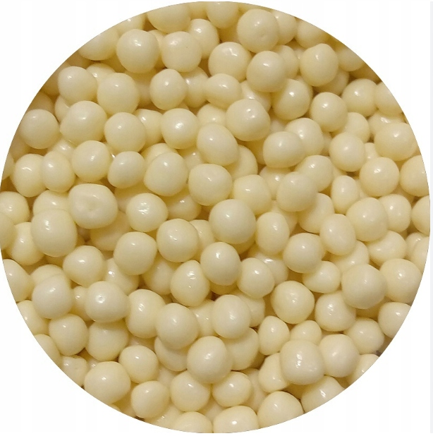 Rýžové perličky v bílé čokoládě posypka na dorty a dezerty 100g