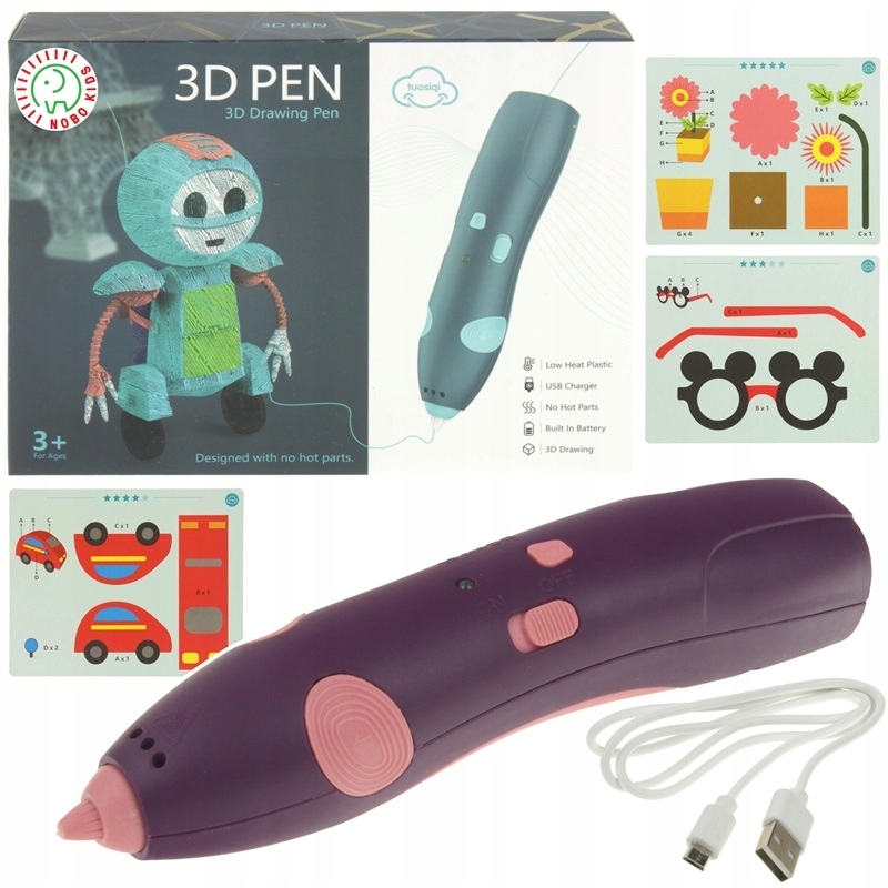 

Zestaw Kreatywny Magiczny Długopis 3D Pen Drukarka