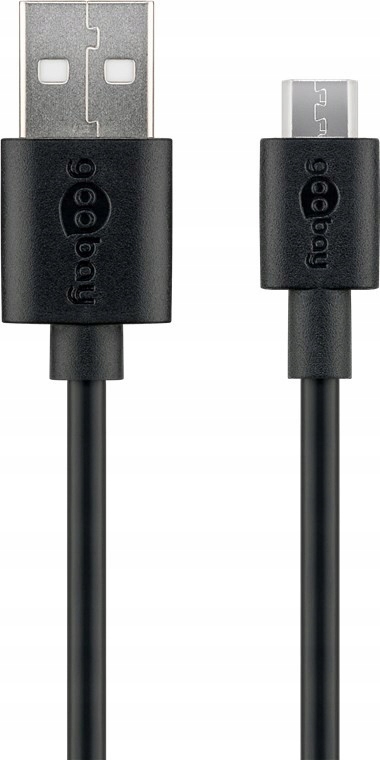 

Kabel przewód Micro Usb do ładowania czarny 2 m