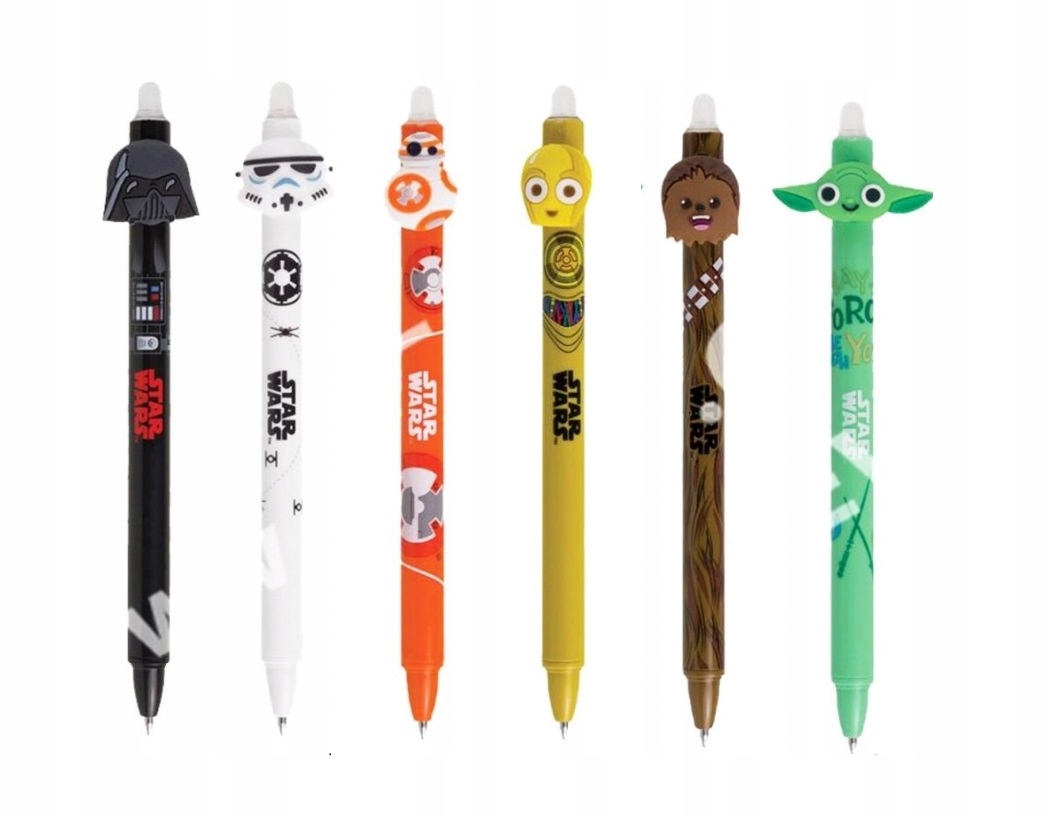 

Ścieralne Długopisy Colorino Star Wars zestaw 6szt