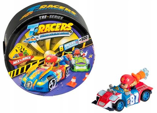 

T-racers Turbo Wheel Samochodzik Z Figurką SERIA2