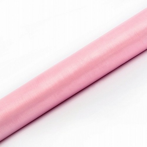 

Organza Gładka 36CMX9M Jasnoróżowa Chrzest Komunia