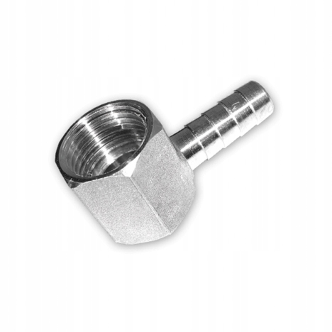 

Łącznik kątowy GW1/2"x10mm króciec na wąż 9mm