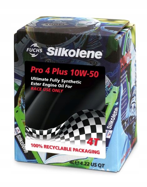 Olej pre motory 4T Sae 10W50 Silkolene Pro 4 Plus sada vodiča #35