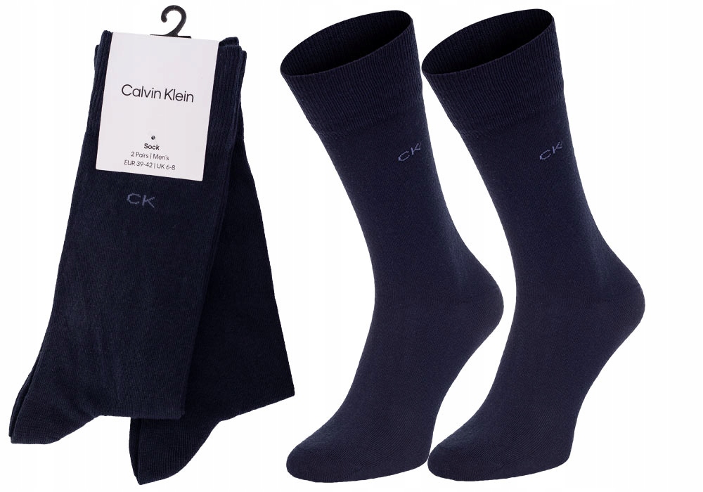 

Calvin Klein Skarpety Skarpetki 2P Navy r.39-42