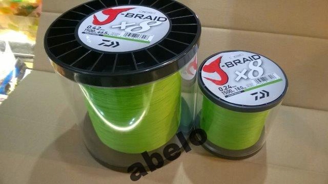 Plecionka Daiwa J-Braid X8 Chart. 0,42mm Na Metry