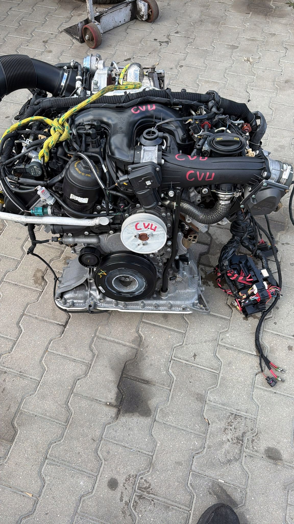 engine complete AUDI 3,0 TDI BITURBO CVU 90 TYS KM