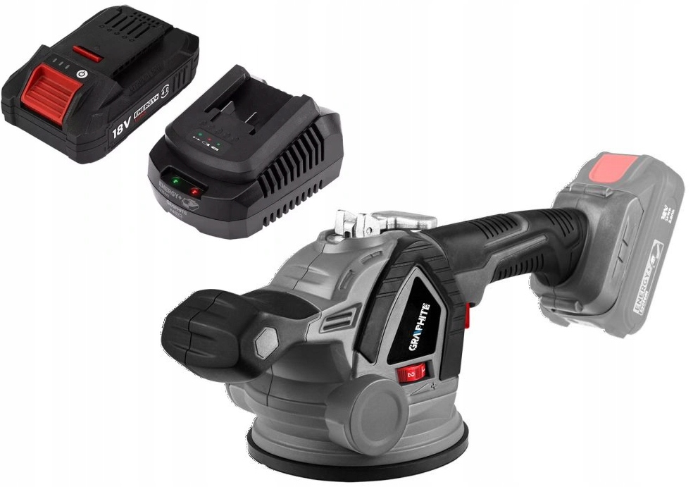 Graphite Přísavka Na Dlaždice Akumulátor 4AH 58GE148 18V Energy+ 334MM Sada