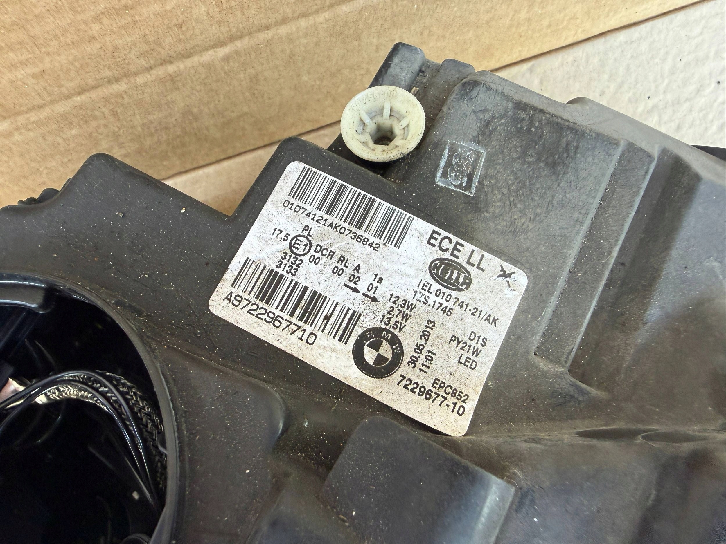 Bmw 1 F20 Bi Xenon 11- light left front front