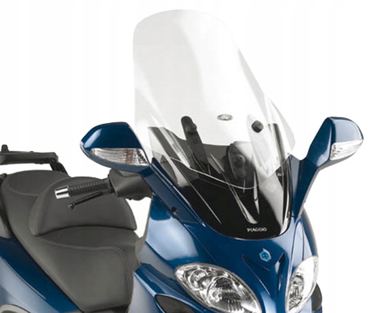 Kappa Sklo Piaggio X9 200-250-500 Evolution (03-08) 65 x 50 CM Transparentné
