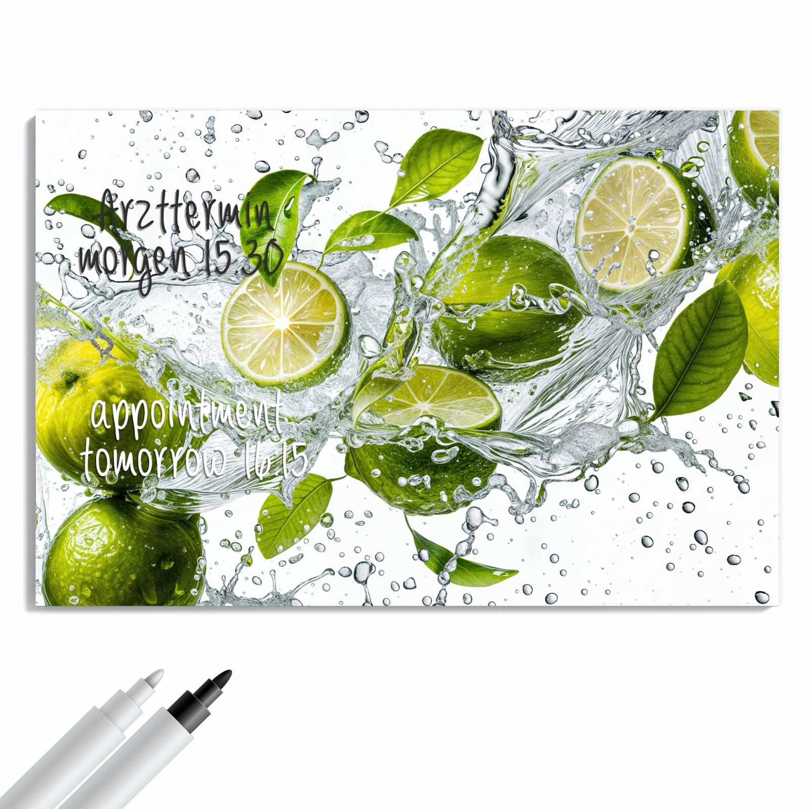 Magnetická tabule Ovoce cytrusový Cákance 60 × 40 cm
