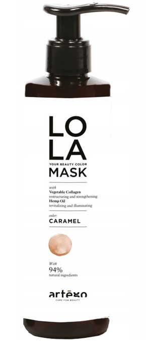 ARTEGO LOLA MASKA TONUJĄCA CARAMEL 200 NATURA 94%