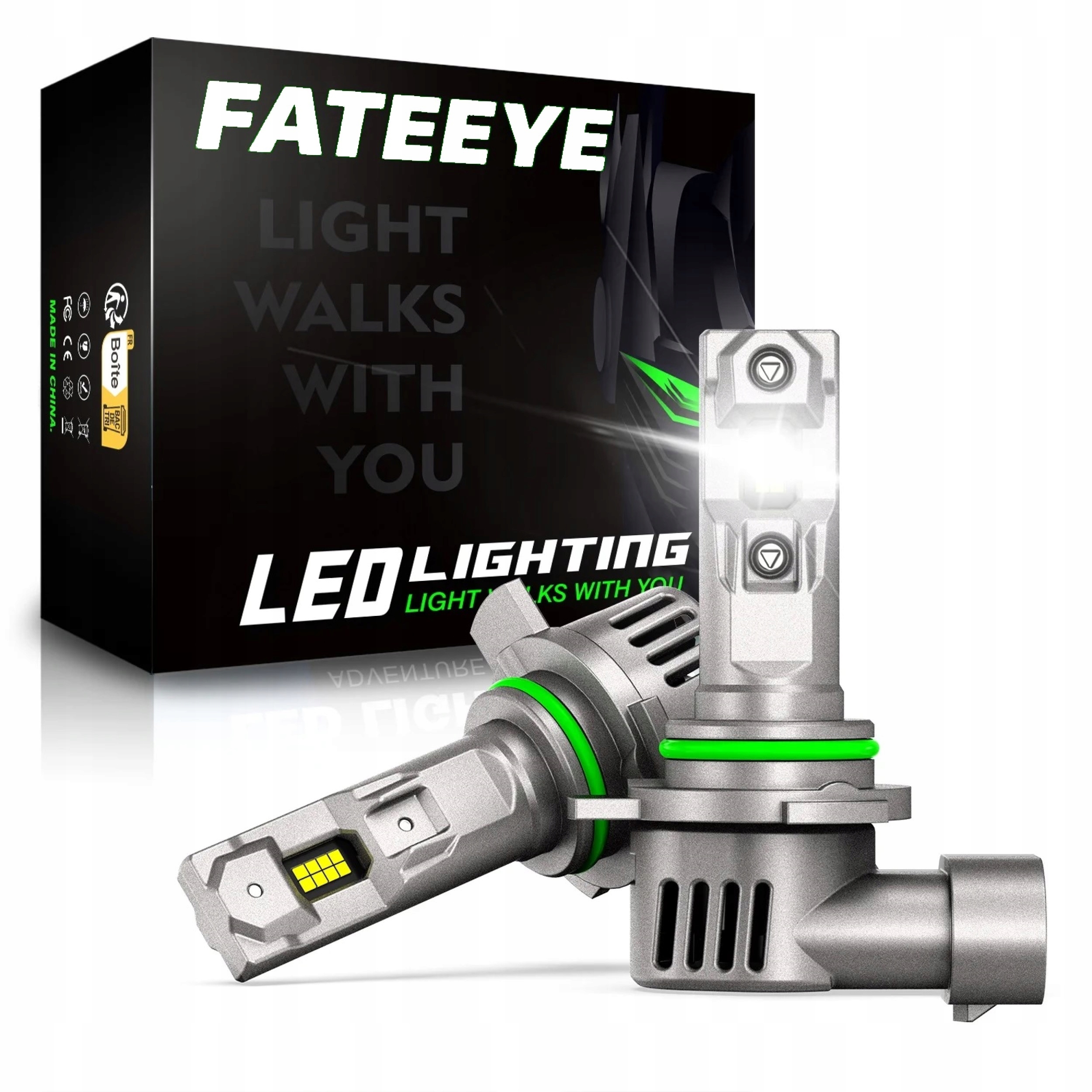 Žárovky HIR2 Led Canbus 1 Až 1 Velmi Silné Bílé Světlo 6500K 20000LM